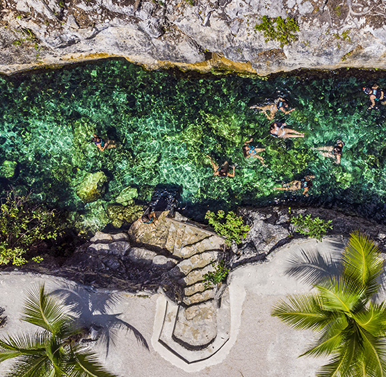 Jungle Lux in Turquoise Tulum for 4
